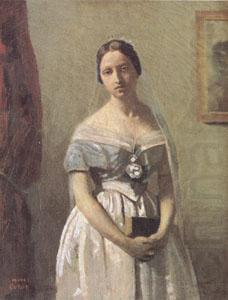Jean Baptiste Camille  Corot The Bride (mk05) china oil painting image